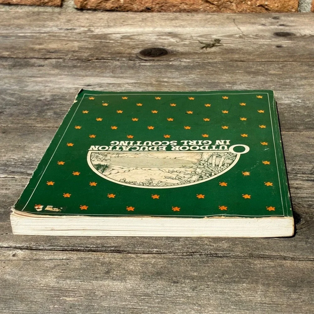 Girl Scouts Outdoor Education In Girl Scouting Book 1984 Vintage Camping Manual